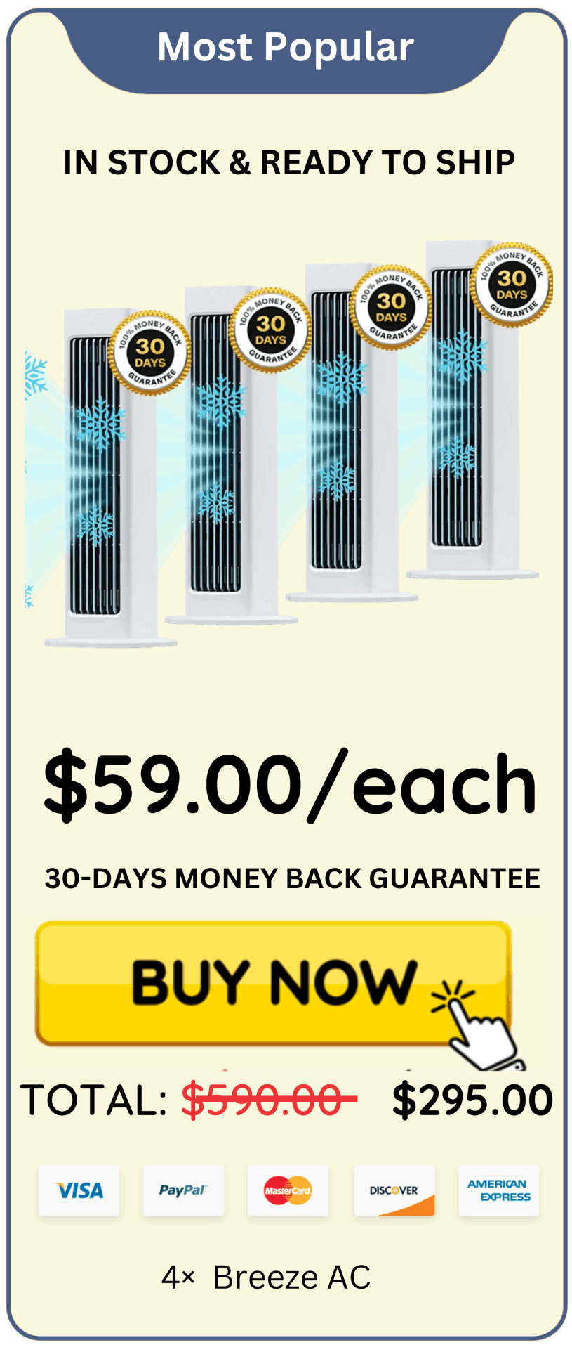 Breeze AC offer price 